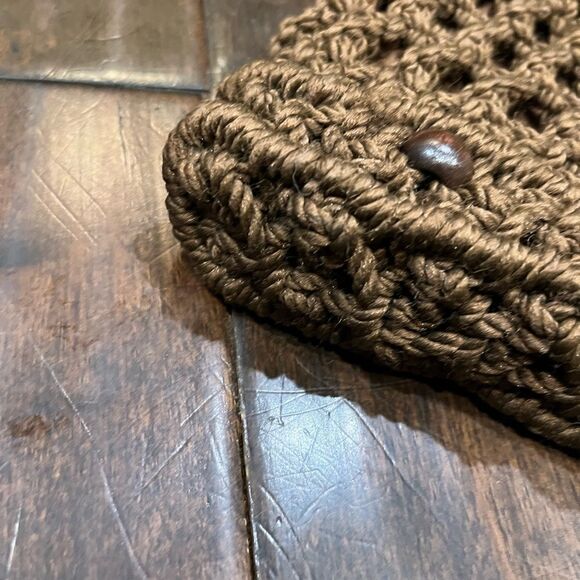 Vintage 1950s macrame purse - Picture 2 of 5